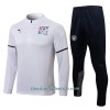 Sudadera De Entrenamiento Trajes Manchester City Cremallera De Cuarto 2022-23 Blanca - Hombre